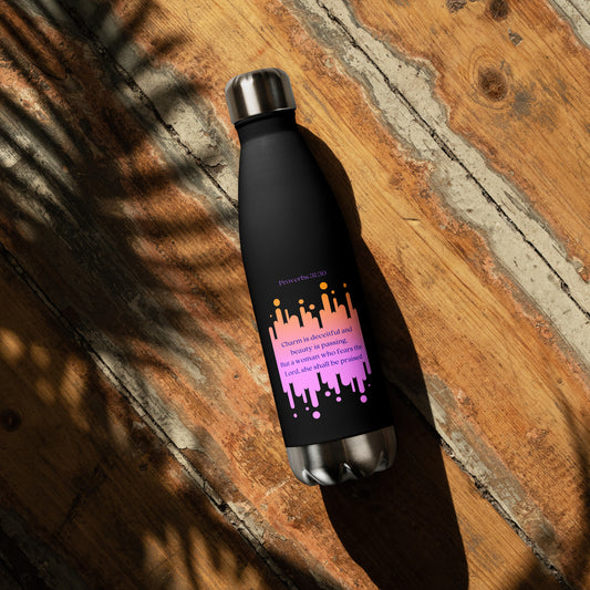 Stainless steel water bottle